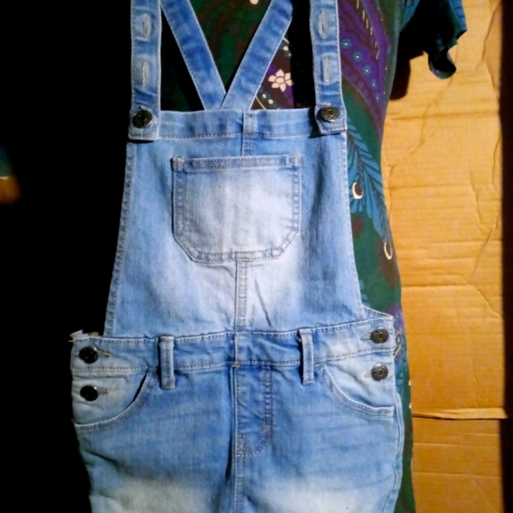 Cute Overall Denim Shorts